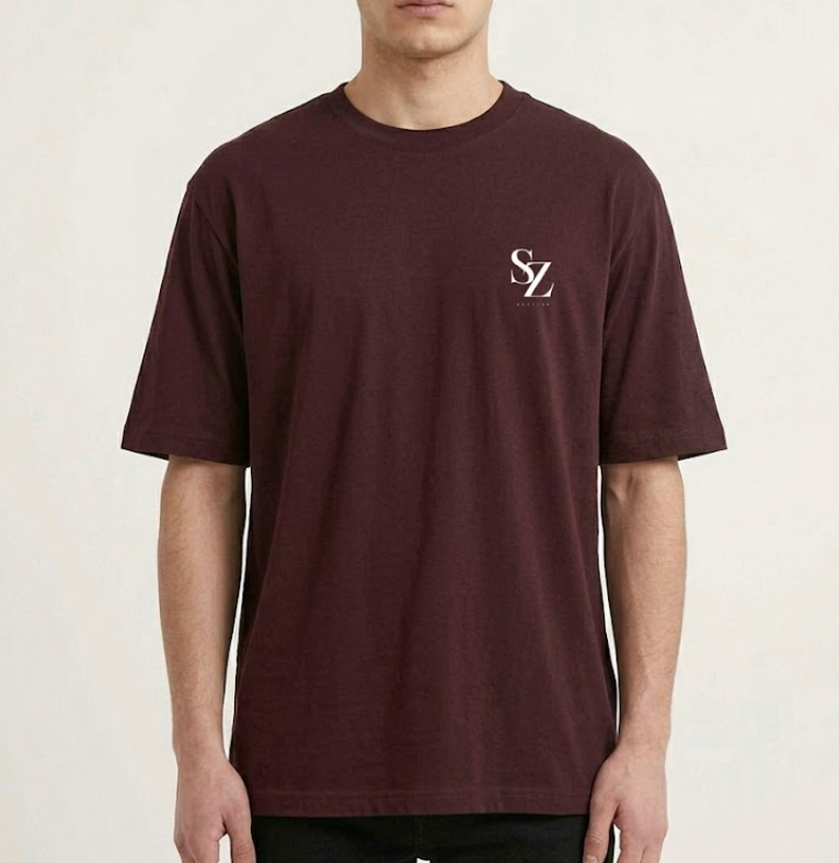 Saazion Core Tee - Maroon