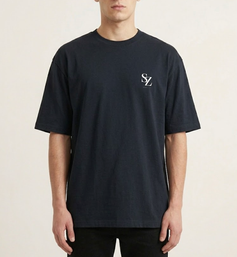 Saazion Core Tee - Navy Blue