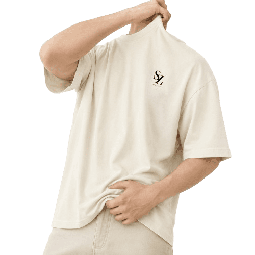 Cream unisex T-shirt