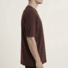 Maroon T-Shirt left side view Maroon T-Shirt left side vide