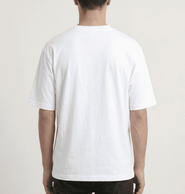 White T-Shirt men back view White T-Shirt men back view
