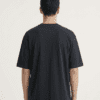 Navy Blue T-Shirt men back view Navy Blue T-Shirt men back view