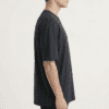Navy Blue T-Shirt side view Navy Blue T-Shirt side view