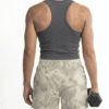 Women gym shorts back