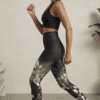 Saazion Floral Collection - Gym Legging - Dark