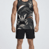 Saazion - Men - Sleeveless - Tank Top - Dark