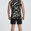 Saazion - Men - Sleeveless - Tank Top - Dark
