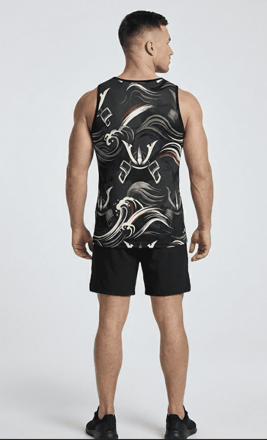 Saazion - Men - Sleeveless - Tank Top - Dark