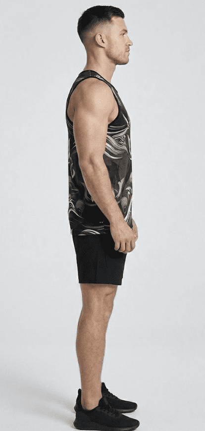 Saazion - Men - Sleeveless - Tank Top - Dark