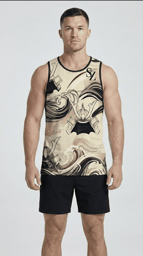Saazion - Men - Sleeveless - Tank Top - Light