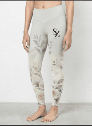 Saazion Floral Collection - Gym Legging - Light