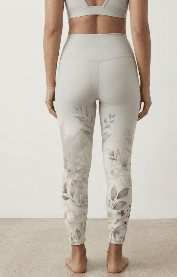 Saazion Floral Collection - Gym Legging - Light