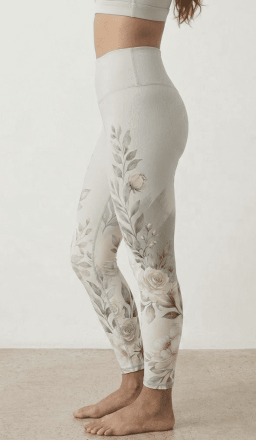 Saazion Floral Collection - Gym Legging - Light
