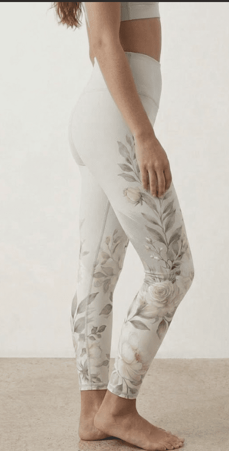 Saazion Floral Collection - Gym Legging - Light