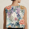 Saazion - Women - Floral Collection - Crop Top - Light
