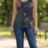 Saazion - Floral Collection - Tank Top - Dark
