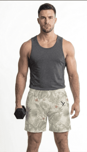 Saazion - Men - Floral Collection - Shorts - Light