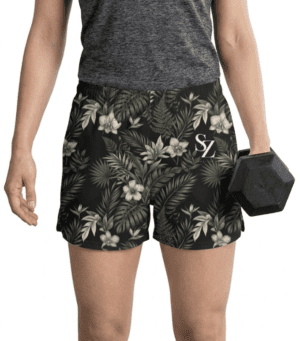 Saazion - Women - Floral Collection - Shorts - Dark