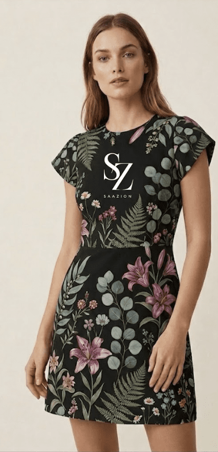 Saazion Floral Collection - A-Line