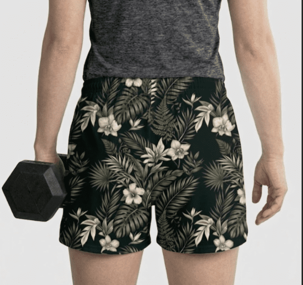Saazion - Women - Floral Collection - Shorts - Dark